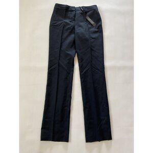 $268 Elie Tahari Women’s Theora Wool Pants Straight Leg Dress Jeans Navy Size 6